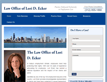 Tablet Screenshot of loriecker.com